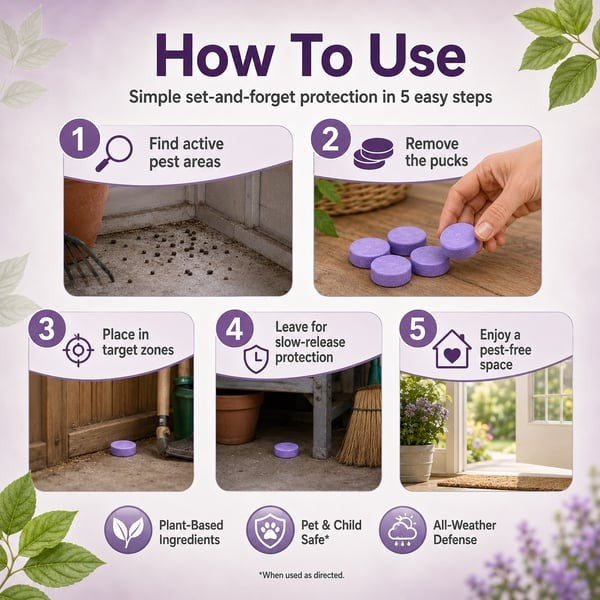 Herbal Rodent Deterrent Discs