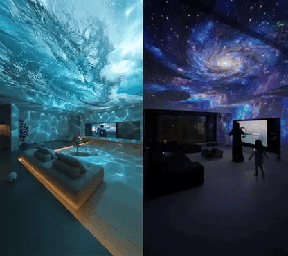 Multi-Effect Bedroom Ambiance Light Projector for Nighttime Decor