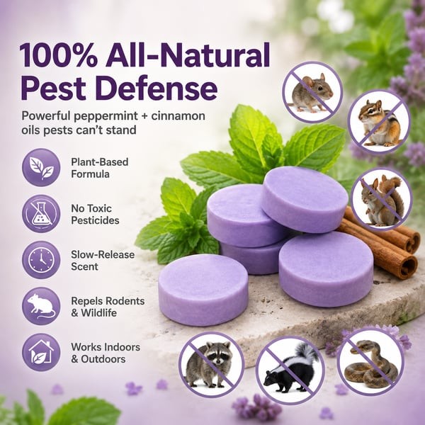 Herbal Rodent Deterrent Discs
