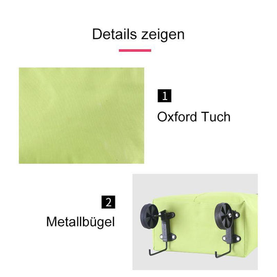 Collapsible Multi-Purpose Utility Cart for Shopping & Hauling