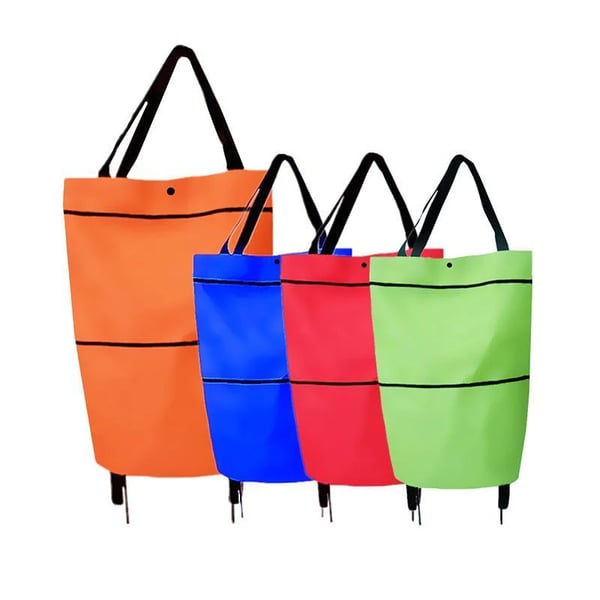 Collapsible Multi-Purpose Utility Cart for Shopping & Hauling