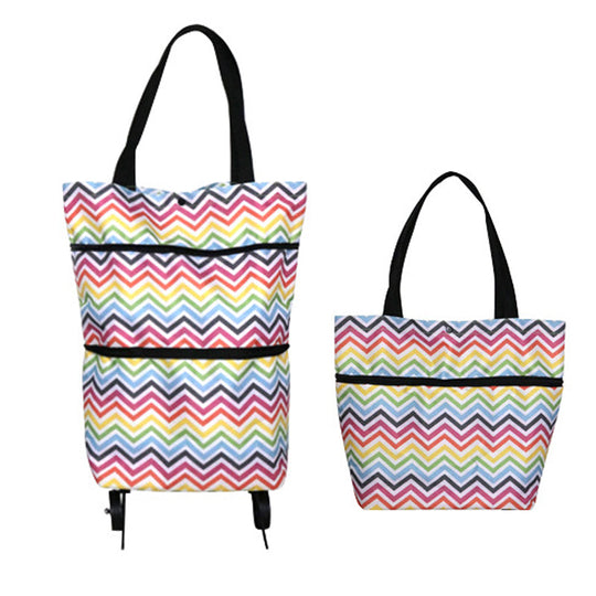 Collapsible Multi-Purpose Utility Cart for Shopping & Hauling