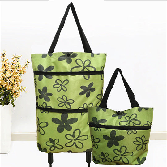 Collapsible Multi-Purpose Utility Cart for Shopping & Hauling