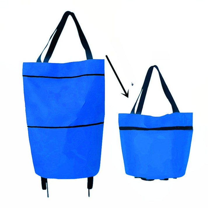 Collapsible Multi-Purpose Utility Cart for Shopping & Hauling