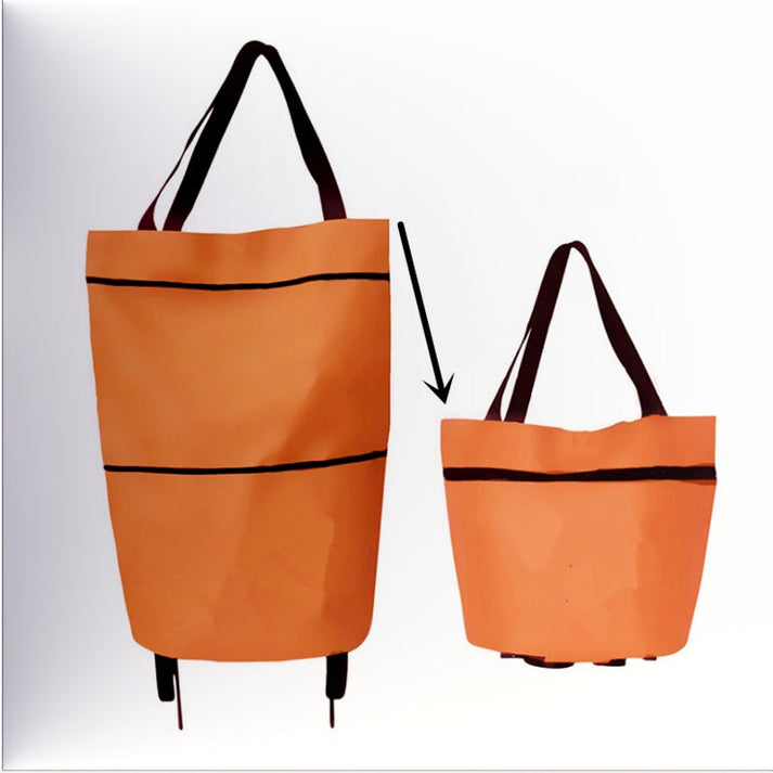 Collapsible Multi-Purpose Utility Cart for Shopping & Hauling