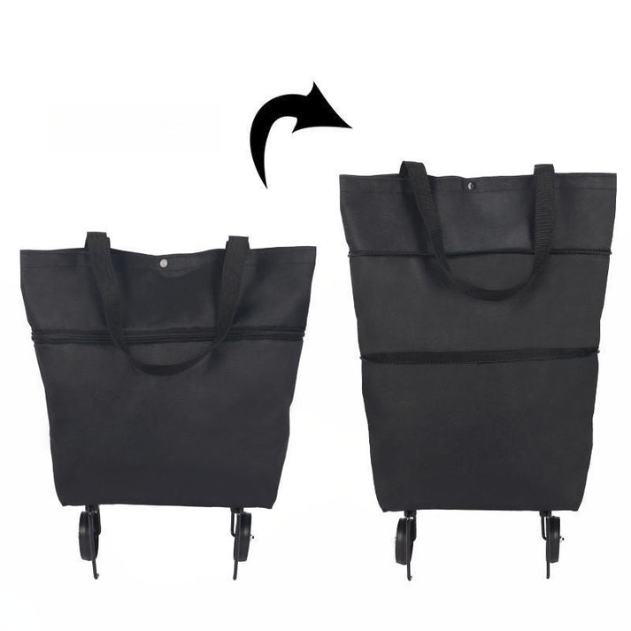 Collapsible Multi-Purpose Utility Cart for Shopping & Hauling